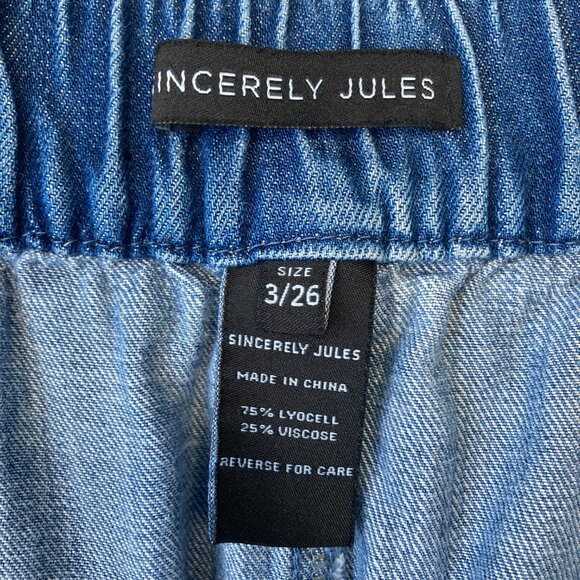 Sincerely Jules Wide Leg Baggy Jeans Women's 3 - Picture 6 of 7